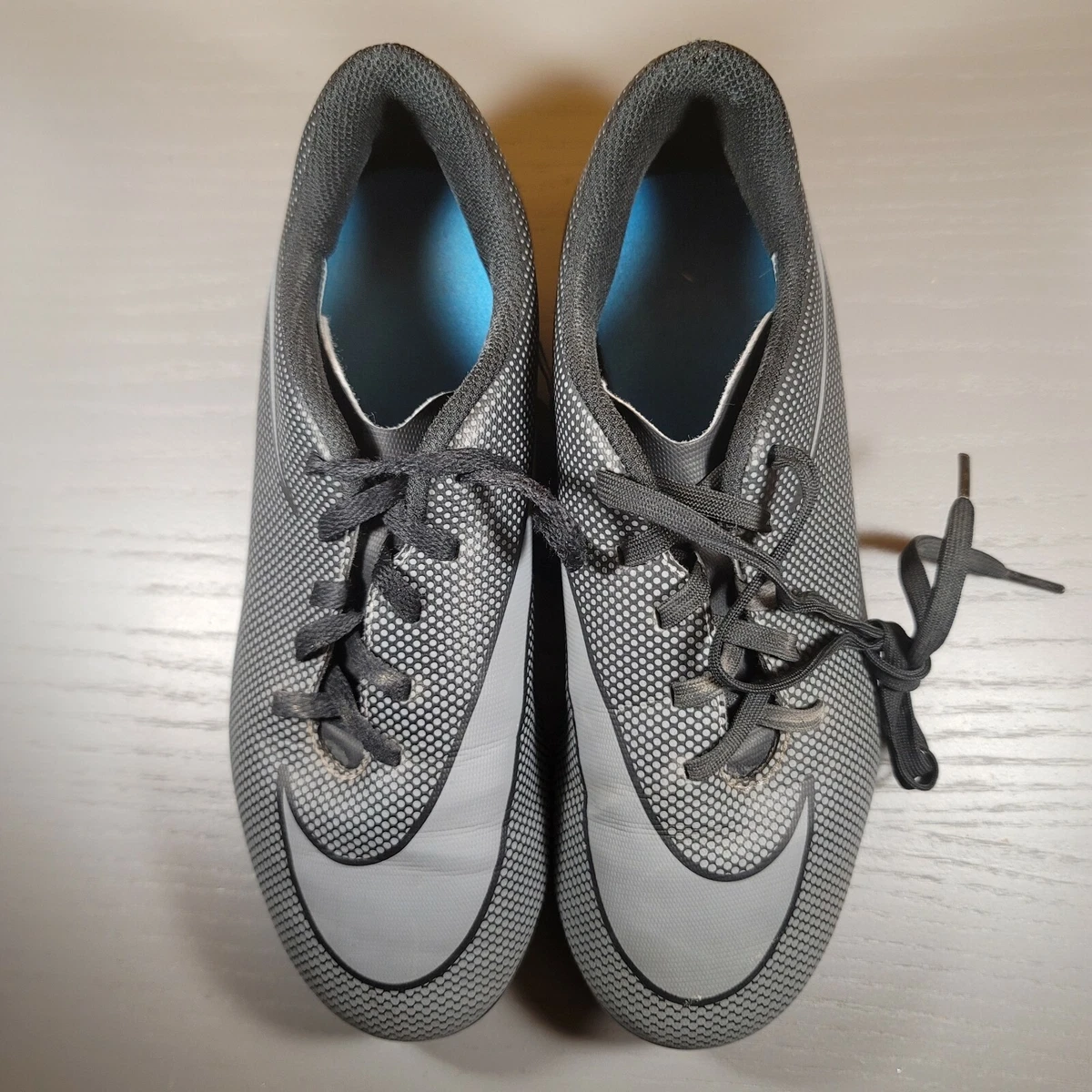 Nike Bravata II FG Soccer Cleats Unisex Youth Size 5.5 Black 844442 004