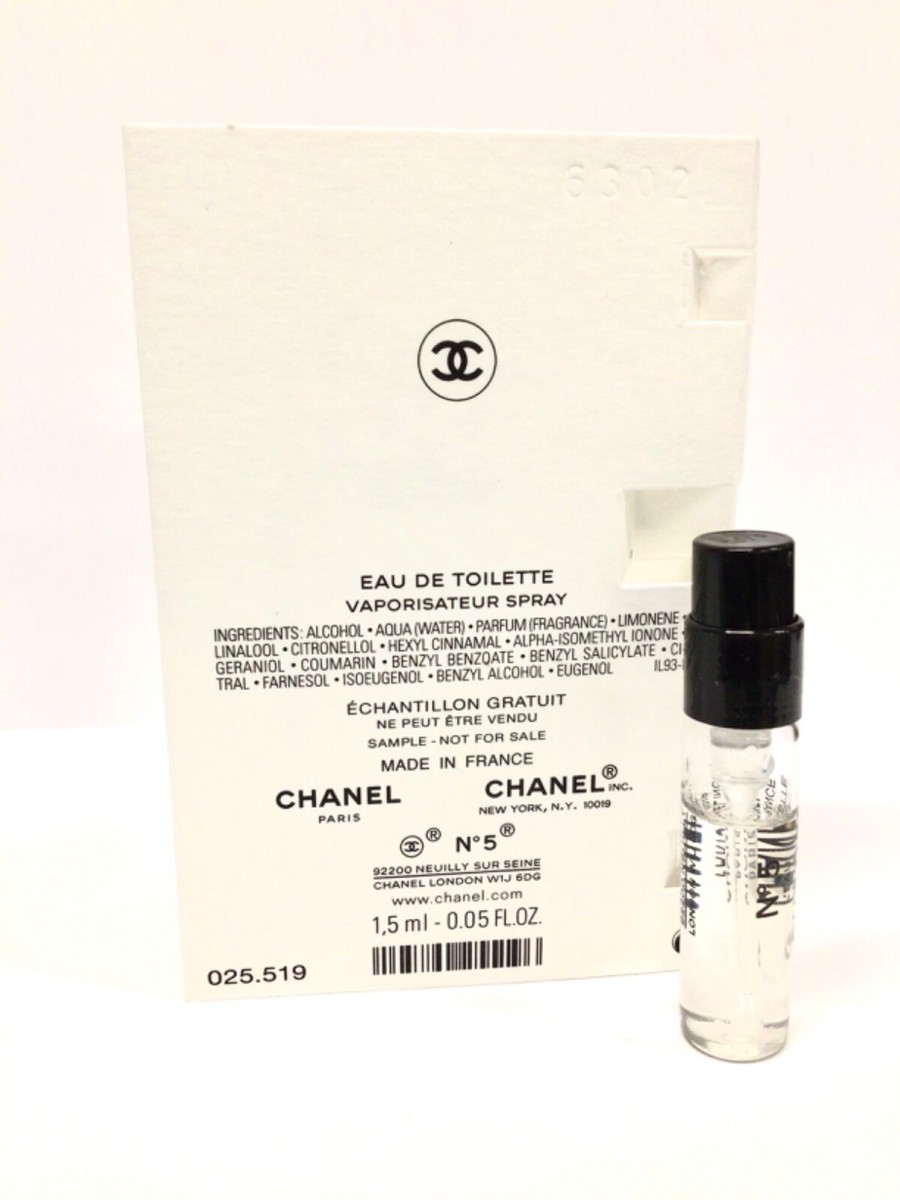 Chanel N°5 L'Eau EDT Sample Size Set Of x