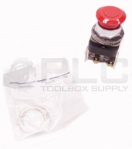 NEW ALLEN BRADLEY 800T-FX A1 / T PUSH PULL BUTTON W/ 800T-XD4/ E CONTACT BLOCK - Picture 1 of 7