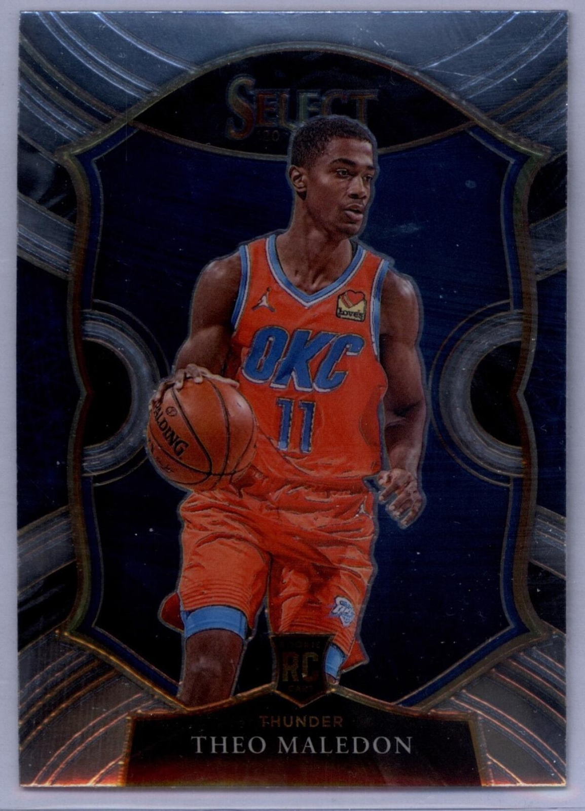 2020-21 PANINI SELECT #94 THEO MALEDON THUNDER CONCOURSE