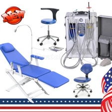Portable Dental Delivery Unit Air Compressor Medical Suction System/Mobile Chair