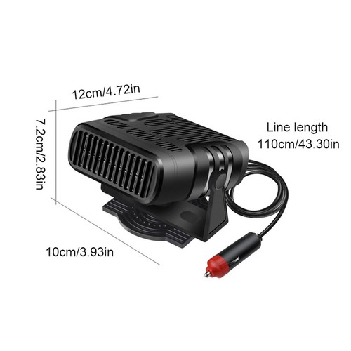 Car Heater 12V Windshield Defroster Fast Heating and Cooling Auto Car Defogger - Picture 10 of 13