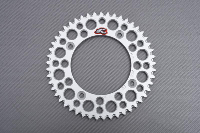 Couronne RENTHAL Ultra Light 428 en aluminium CNC 50 dents pour moto cross