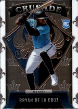 2022 Panini Chronicles Crusade #9 Bryan De La Cruz RC Miami Marlins Rookie Card