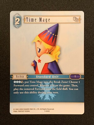 Time Mage 3-043C - Common - Opus 3 - Final Fantasy TCG