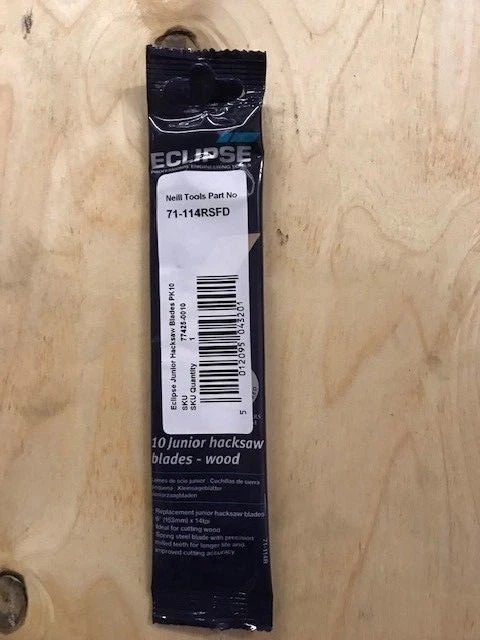 10 ECLIPSE JUNIOR HACKSAW BLADES WOOD HACK SAW BLADES