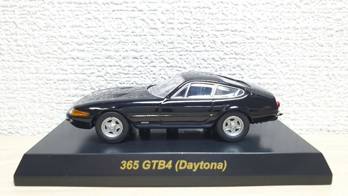Kyosho 1/64 FERRARI 365 GTB/4 DAYTONA BLACK diecast car Kyosho 1/64 FERRARI 365 GTB/4 DAYTONA BLACK diecast car