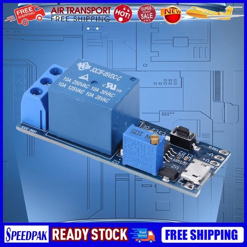 Adjustable Relay Module Wide Voltage Time Delay Relay Module for ...