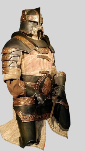 Medieval Moria Dwarves Cosplay Full Body Armor Suit LOTR Warrior Knight Armor - Picture 3 of 3