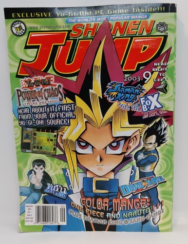 VTG 2003 Shonen Jump Magazine #9 No Card Dragon Ball Z Naruto One Piece - Picture 2 of 3