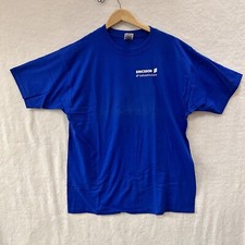 Vtg fruit of the loom Ericsson IP Infrastruct promo 90s t shirt XL double side
