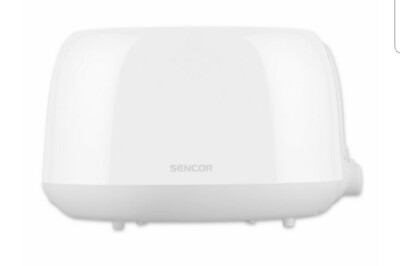 Sencor Toaster 2-Slice Bright White Anti Slip Feet Heat Insulated Outer Case New