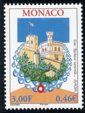 TIMBRE DE MONACO N° 2299 ** L'EAU RICHESSE NATURELLE / ANCIEN LAVOIR DE MONACO