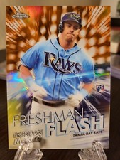 2020 Topps Chrome Freshman Flash Orange Refractor /25 Brendan McKay Rookie FF-G