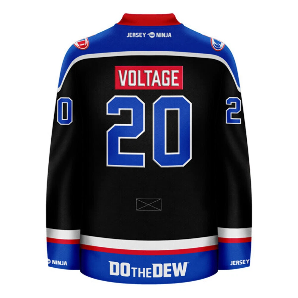 Mountain Dew Voltage Black Hockey Jersey
