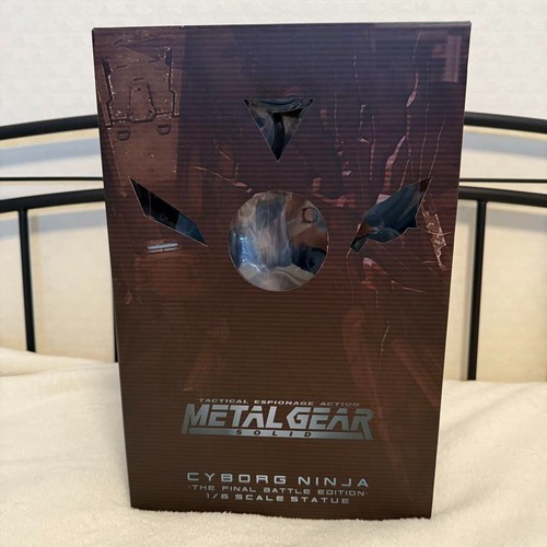 GECCO Metal Gear Solid Cyborg Ninja Gray Fox 1/6 Scale Statue New Unopened