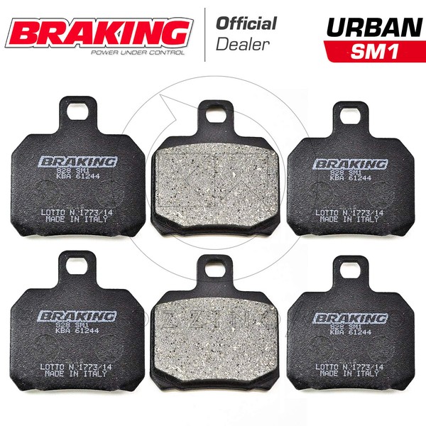 6 BremsbelÄGe Braking Vorne + Hinten Piaggio Beverly Tourer 400 2009-image