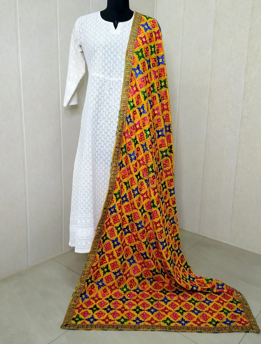 phulkari scarf