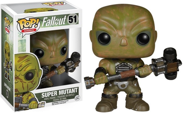 FALLOUT SUPER MUTANT FUNKO POP VINLY FIGURE #51 51 BRAND NEW IN BOX OPEN WORLD | eBay