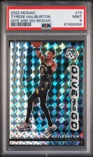 2022 Mosaic PSA 9 Tyrese Haliburton Give and Go Mosaic Prizm Mint #13 Basketball