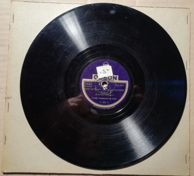 SVEND ASMUSSENS KVINTET - PUT ON YOUR OLD GREY BONNET / MY - 78er 10'' - DK (8)