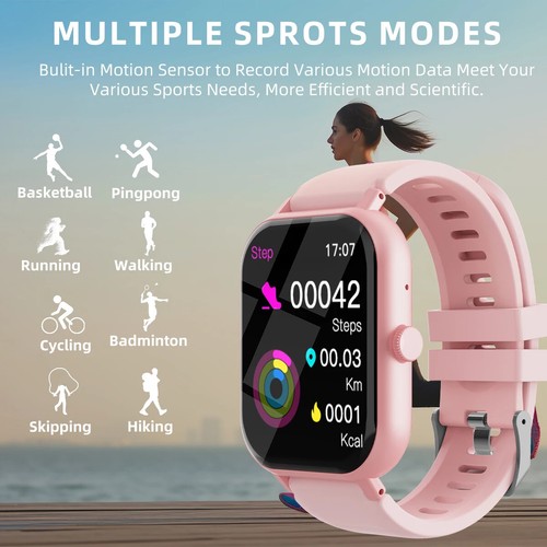 Smart Watch Women Android Ladies Fitness Bluetooth Call Watch for iPhone Samsung - Picture 3 of 15