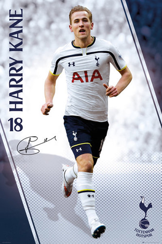 HARRY KANE Tottenham Hotspur Official Soccer Signature