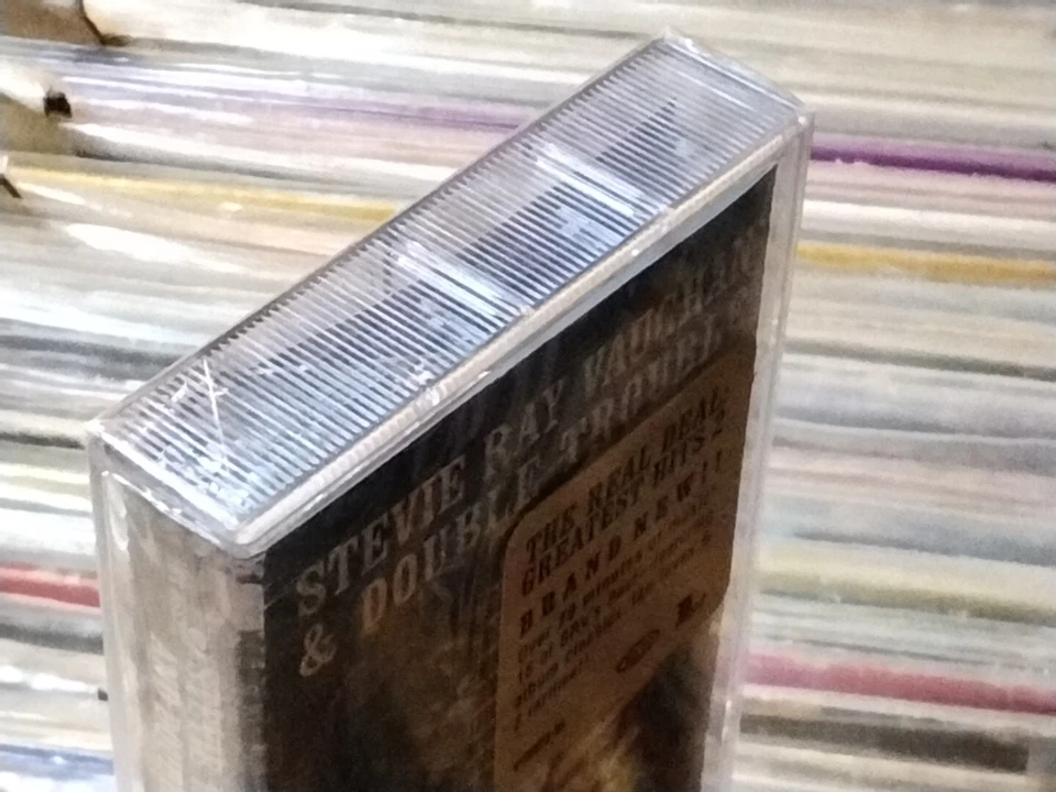 STEVIE RAY VAUGHAN GREATEST HITS VOL 2 CASSETTE USA EDITION HYPE STICKER SEALED - Image 3 of 4