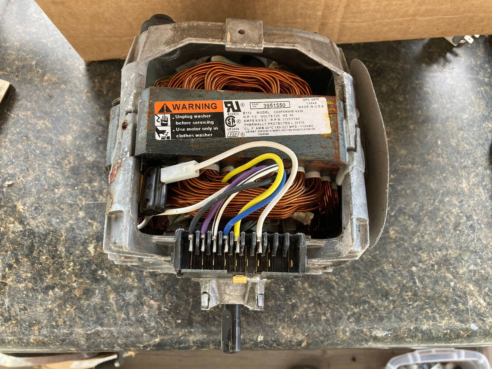 Whirlpool Washer Drive Motor Wp661600 3951550 Wp8572717 Kenmore for sale  online | eBay