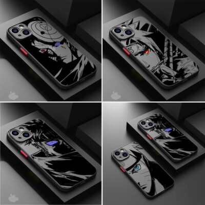 Naruto Shippuden Handyhülle iPhone l Itachi Sasuke Minato Obito Anime Case Neu
