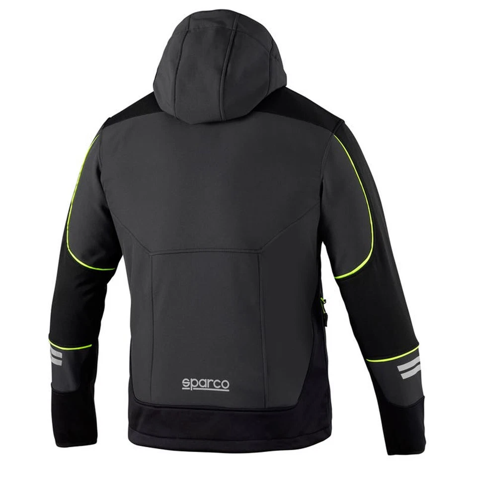 Giacca Soft-Shell Da Lavoro SPARCO YORK Giubbotto Antivento Impermeabile - Immagine 2 di 2