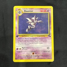 Haunter 21/62 Fossil First Edition on eBay