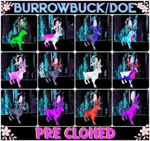 Burrowbuck/Burrowdoe COLORS Solide/Thème ARK🌸 Survie Ascendée ASA