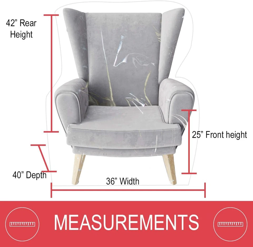 Funda sillón/reclinable - transparente Foto 3 de 4