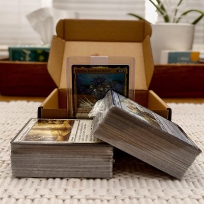 Commander Deck Core   200 Unique Cards + 5 Rares + Multicolor Commander MTG EDH