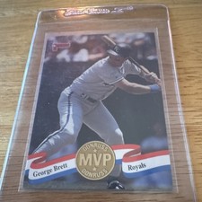 Donruss 1992 MVP Insert George Brett Royals Baseball Card #MVP-3