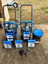 Two Soaper Monkey Hands-Free Wire Lubricating Systems