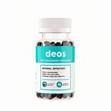 Deos Body Deodorizer Capsules with Antioxidant Complex for Odor Control, 30ct