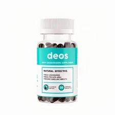 Deos Body Deodorizer Capsules with Antioxidant Complex for Odor Control, 30ct