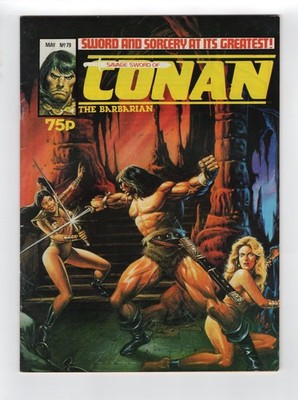 1981 MARVEL SAVAGE SWORD OF CONAN #68 ANDREW J. OFFUTT OPHIR PLOT RARE KEY UK