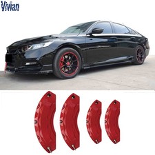 4pcs Red Custom Aluminum Car Brake Caliper Covers For Honda Accord Accessories 4pcs Red Custom Aluminum Car Brake Caliper Covers For Honda Accord Accessories