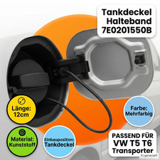 1x Tankdeckel Halteband Passend für VW T5 T6 Transporter Multivan California NEU