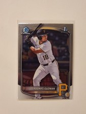 Adonys Guzman 1st Prospect Rookie RC 2025 Bowman Draft Card #BD-126 Pirates 🔥🏒