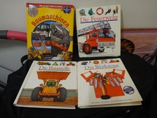 Baumaschine / Feuerwehr / Baustelle / Werkzeuge / Kindergarten B&uuml;cher / Bilderbu