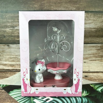 Vintage Hello Kitty Jewelry Storage Box Handmade Desktop Organizer Collectible