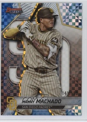 2025 Bowman's Best Blue X-Fractor 141/150 Manny Machado #6 4f5