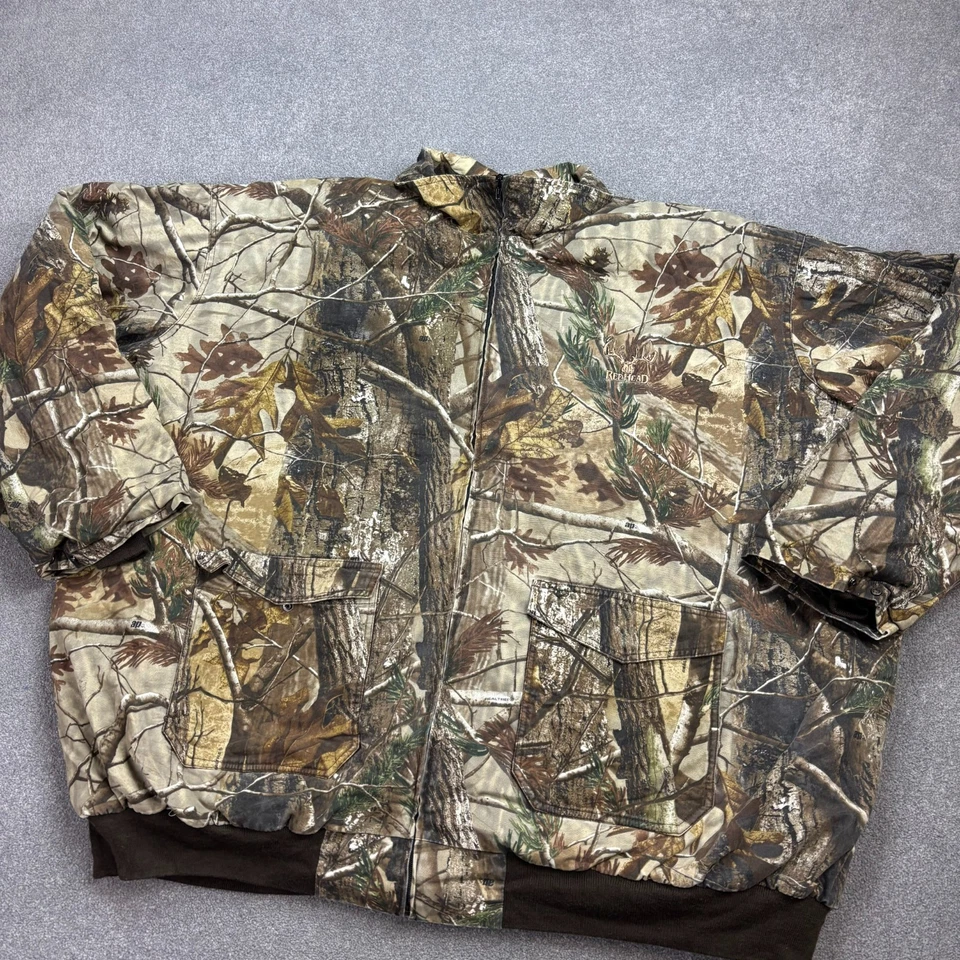 Куртка для взрослых RealTree 6XL коричневая рабочая одежда холщовая 3 в 1 камуфляжная охотничья с подкладкой мужская - Изображение 2 из 4