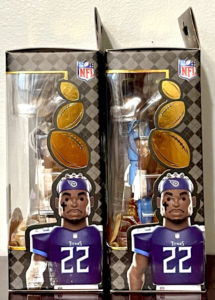 Виниловая фигурка FUNKO Gold DERRICK HENRY 5 дюймов CHASE & COMMON НАБОР Ravens TITANS pop - Изображение 2 из 4