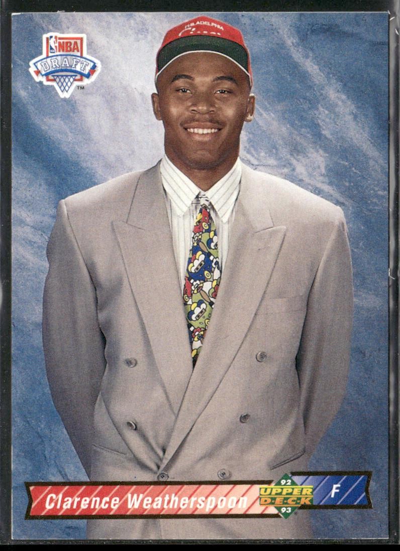 1992-93 Upper Deck #5b Clarence Weatherspoon