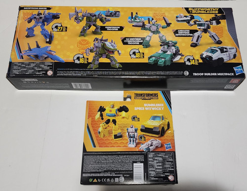 Transformers Buzzworthy Bumblebee Troop Builder 4pk &Bumblebee/spike 2pk - Picture 5 of 7